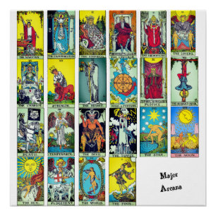 Wichtiges Arcana-Tarot Akrylic Print Poster