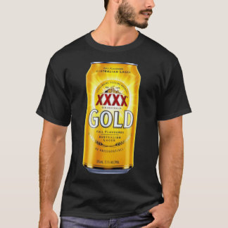 Wichtiges Bestell-XXX-Gold-Can-Logo T-Shirt