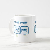 Wichtiges Material für Hundebesitzer Kaffeetasse (Vorderseite Links)