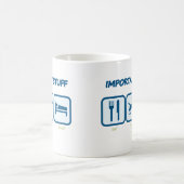 Wichtiges Material für Hundebesitzer Kaffeetasse (Mittel)