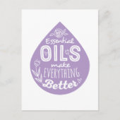 Wichtiges Öl Drop Class Event Party Postkarte (Vorderseite)