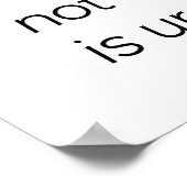 Wichtiges Poster (Ecke)