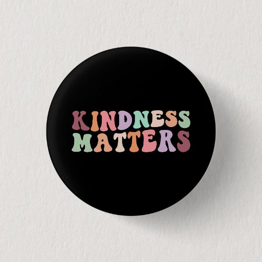 Wichtiges Retro-Kindness Button (Vorderseite)