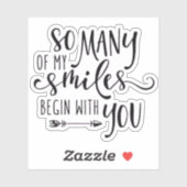 Wichtiges schwarzes Zitat Aufkleber (Blatt)