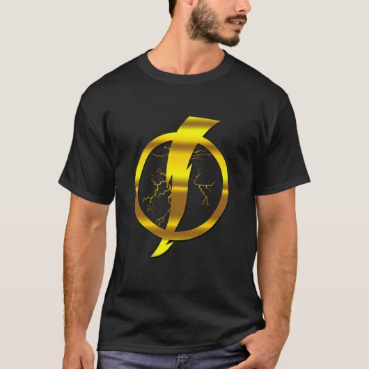 Wichtiges Static Shock Logo T-Shirt (Vorderseite)