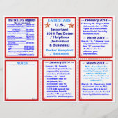 Wichtiges Steuerdatum 2014 / Hilfspacket Flyer (Vorne)