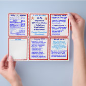 Wichtiges Steuerdatum 2014 / Hilfspacket Flyer (Hand)