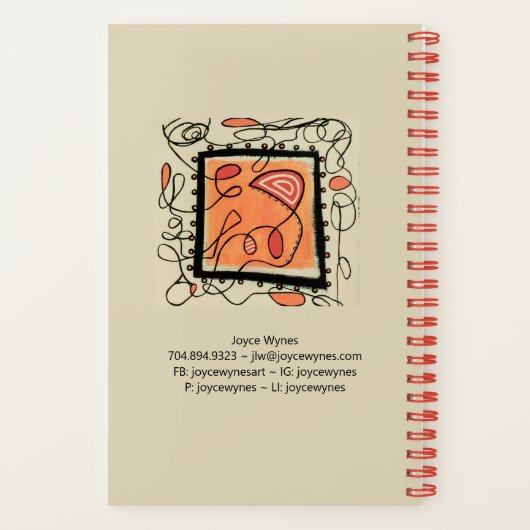 Wichtiges Stuff-Notebook 8.5x5.5 Notizblock (Rückseite)