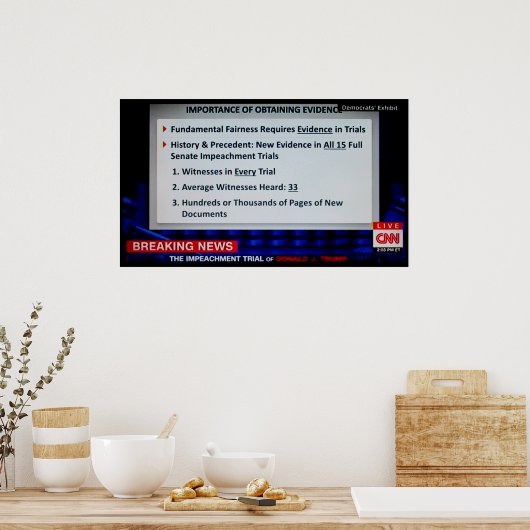 Wichtigkeit der Beweiserhebung Poster (Küche)