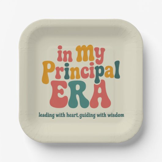 Wichtigste Geschenke aus meiner Zeit als Hauptfach Pappteller (Vorderseite)