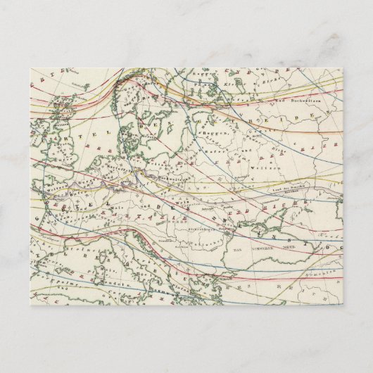 wichtigste kulturelle Verteilung Postkarte (Vorderseite)