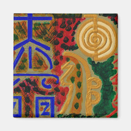 Wichtigste Reiki-Heilungssymbole Magnet