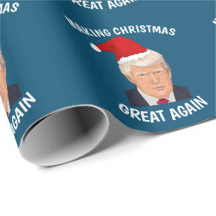 WICHTIGSTE WICHTIGKEITEN FÜR GROSSE TRUMP-CHRISTMA GESCHENKPAPIER