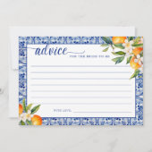 Wichtigster Orangenbeirat für die Braut Einladung (Vorderseite)