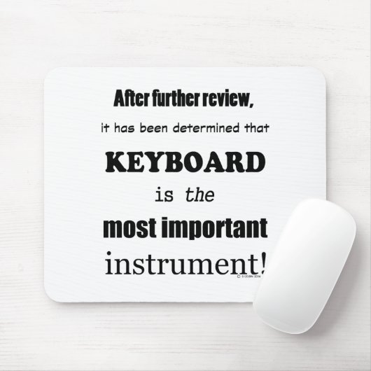 Wichtigstes Instrument Mousepad (Mit Mouse)