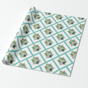 Wichtigstes Limones Schildkrötenwaschpapier Geschenkpapier