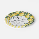 Wichtigstes Papier zum tropischen Brautparty von Z Pappteller (Schrägansicht)