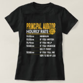 Wichtigstes Prinzip des Funny Principal Auditor St T-Shirt (Design vorne)