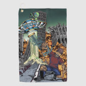 Wick311 Alien attackiert Handtuch (Vorderseite)