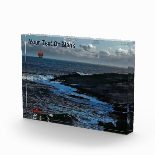 Wick Bay Wikinger-Langschiff Fotoblock (Rechts)