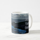 Wick Bay Wikinger-Langschiff Kaffeetasse (VorderseiteRechts)