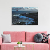 Wick Bay Wikinger-Langschiff Leinwanddruck (Insitu (Wohnzimmer))