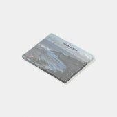 Wick Bay Wikinger-Langschiff Post-it Klebezettel (angewinkelt)