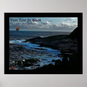 Wick Bay Wikinger-Langschiff Poster (Vorne)