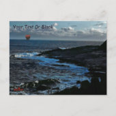 Wick Bay Wikinger-Langschiff Postkarte (Vorderseite)