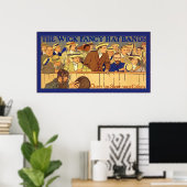 Wick Extravagant Hat Bands ~ Vintages Werbeplakat Poster (Heimbüro)