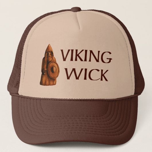 Wick Krieger Wikinger Truckerkappe (Vorderseite)