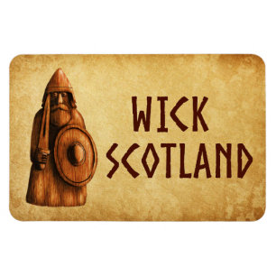 Wick Schottland Wikinger Krieger Magnet