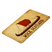 Wick Scotland Wikingerschiff Magnet (Linke Seite)