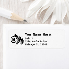 Wick Tribal Frog Monogram