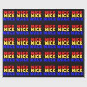 Wick Wack Geschenkpapier (Flach)