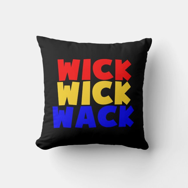 Wick Wack Kissen (Vorderseite)