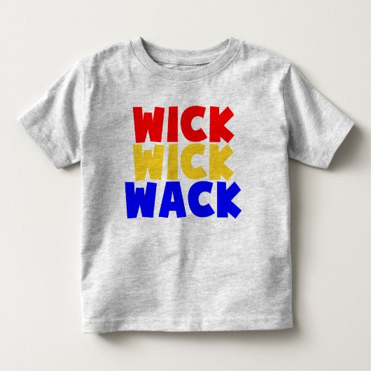 Wick Wack Kleinkind T-shirt (Vorderseite)