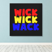Wick Wack Leinwanddruck (Insitu (Holzboden))
