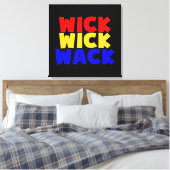 Wick Wack Leinwanddruck (Insitu (Schlafzimmer))
