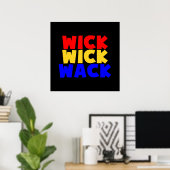 Wick Wack Poster (Heimbüro)