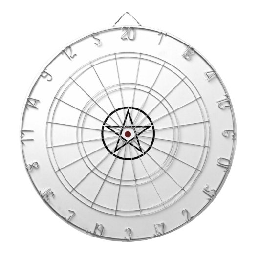 Wickanisches Pentagramm (Pentagram) Dartscheibe (vorne)