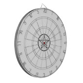 Wickanisches Pentagramm (Pentagram) Dartscheibe (Vorderseite Links)