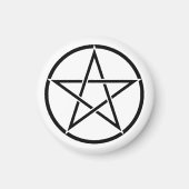 Wickanisches Pentagramm (Pentagram) Magnet (Vorne)