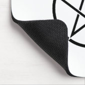 Wickanisches Pentagramm (Pentagram) Mousepad (Ecke)