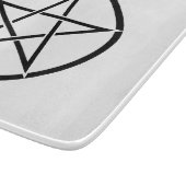 Wickanisches Pentagramm (Pentagram) Schneidebrett (Ecke)