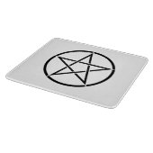 Wickanisches Pentagramm (Pentagram) Schneidebrett (Ecke)