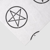 Wickanisches Pentagramm (Pentagram) Seidenpapier (Ausschnitt)