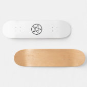 Wickanisches Pentagramm (Pentagram) Skateboard (Horizontal)