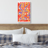 wicked abstract tribal design leinwanddruck (Insitu (Schlafzimmer))