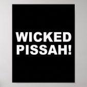 Wicked Ah! Funny Awesome Er New England Poster (Vorne)